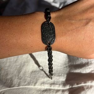 Black pavé bracelet